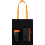 Набор Velours Bag, черный с оранжевым — изображение 2