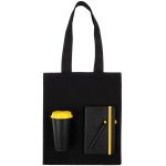 Набор Velours Bag, черный с желтым — изображение 2