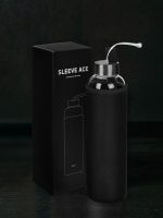 Бутылка для воды Sleeve Ace, черная — изображение 6