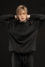 Свитшот унисекс S1, черный — изображение 2