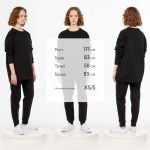 Свитшот унисекс S1, черный — изображение 5