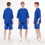Футболка унисекс оверсайз T1, синяя — изображение 13