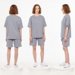 Футболка унисекс оверсайз T3, серая — изображение 3