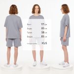 Футболка унисекс оверсайз T3, серая — изображение 4