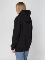 Худи унисекс с карманом на груди Chest Pocket, черное — изображение 9