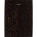 Плакетка Plaque, большая, венге с золотистой пластиной — изображение 3
