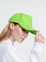 Бейсболка Classic, зеленое яблоко с черным кантом — изображение 10