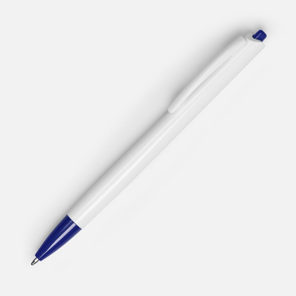 15906.64_6_1000x1000 Ручка шариковая Tick, белая с синим — изображение 1