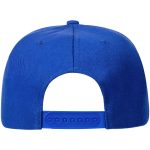Бейсболка Snapback с прямым козырьком, ярко-синяя — изображение 3
