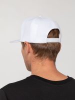 Бейсболка Snapback с прямым козырьком, белая — изображение 8