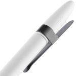 Ручка шариковая Prodir DS5 TSM Metal Clip, белая с серым — изображение 6