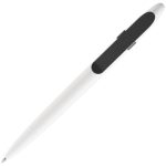 Ручка шариковая Prodir DS5 TSM Metal Clip, белая с серым — изображение 4