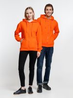 Толстовка на молнии с капюшоном Siverga 2.0, оранжевая — изображение 13