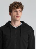 Толстовка на молнии с капюшоном Siverga 2.0, черная — изображение 7