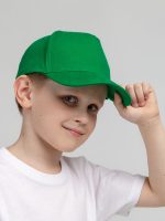 Бейсболка детская Standard Kids, зеленая — изображение 7
