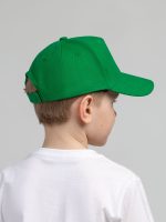 Бейсболка детская Standard Kids, зеленая — изображение 8