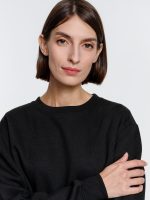 Свитшот унисекс Delta, черный — изображение 12