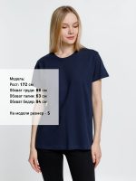 Футболка унисекс Ankara, темно-синяя — изображение 8