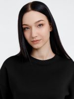 Свитшот оверсайз унисекс True Self, черный — изображение 12
