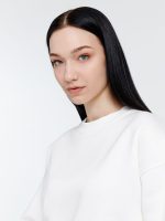 Свитшот оверсайз унисекс True Self, молочно-белый — изображение 12