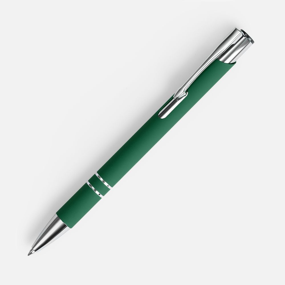 16425.90_21_1000x1000 Ручка шариковая Keskus Soft Touch, зеленая — изображение 1