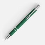 Ручка шариковая Keskus Soft Touch, зеленая — изображение 2