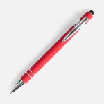Ручка шариковая Pointer Soft Touch со стилусом, красная — изображение 2