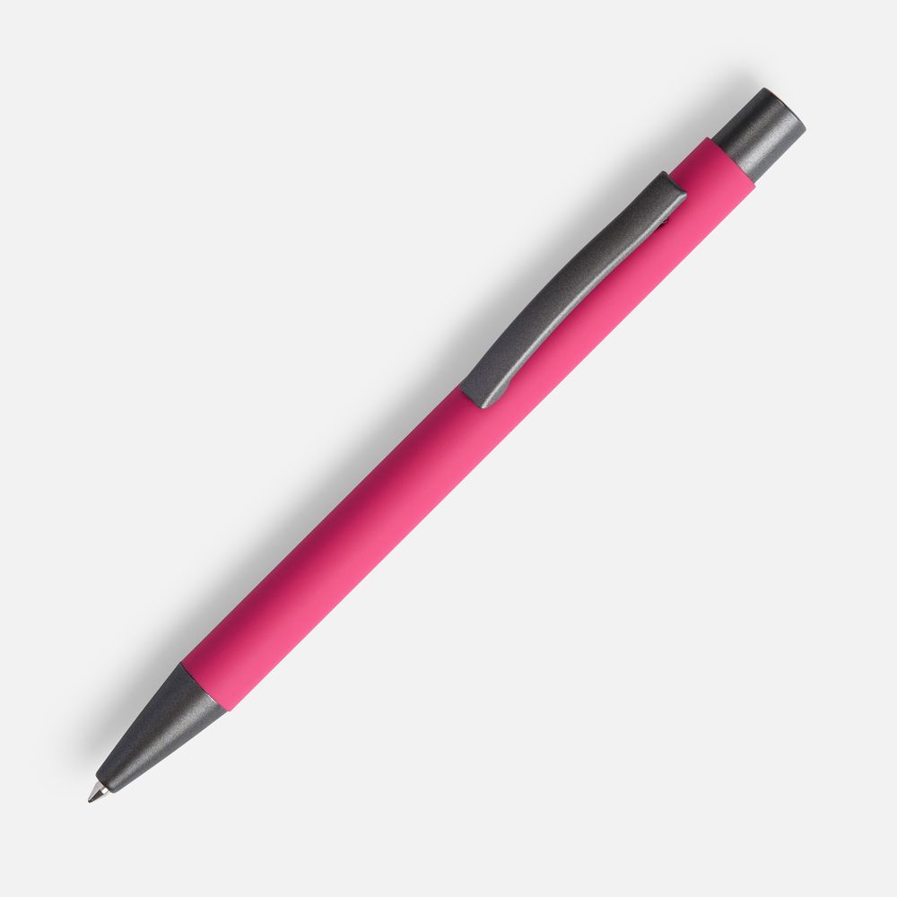 16427.15_12_1000x1000 Ручка шариковая Atento Soft Touch, розовая — изображение 1