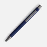 Ручка шариковая Atento Soft Touch, темно-синяя — изображение 2