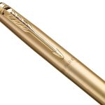 Ручка шариковая Parker Jotter XL Monochrome Gold, золотистая — изображение 2