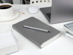 Ручка шариковая Eyeshot Soft Touch, серая — изображение 5