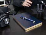 Ручка шариковая Letra Gold, глянцевая, белая — изображение 5