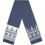 Шарф Elnik, серый с молочно-белым — изображение 2