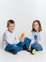 Детская бутылка для воды Nimble, синяя — изображение 6