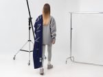 Шарф Bereg, серый с синим — изображение 10