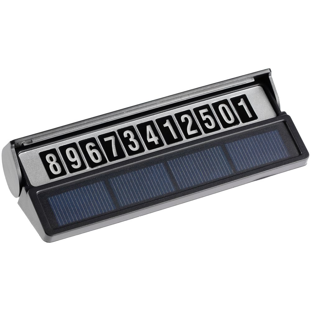 17737.30_8_1000x1000 Парковочная визитка Litera Solar, черная — изображение 1