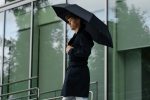 Зонт складной Ribbo, черный — изображение 8