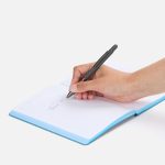 Ручка шариковая Digit Soft Touch со стилусом, серая — изображение 4