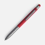 Ручка шариковая Digit Soft Touch со стилусом, красная — изображение 2