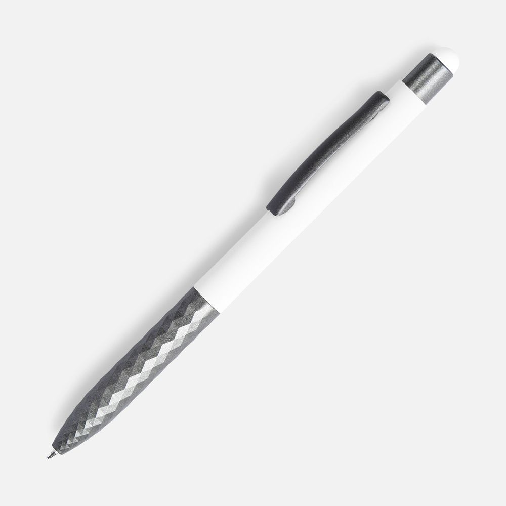 18322.60_20_1000x1000 Ручка шариковая Digit Soft Touch со стилусом, белая — изображение 1