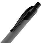 Ручка шариковая Undertone Black Soft Touch, серая — изображение 5