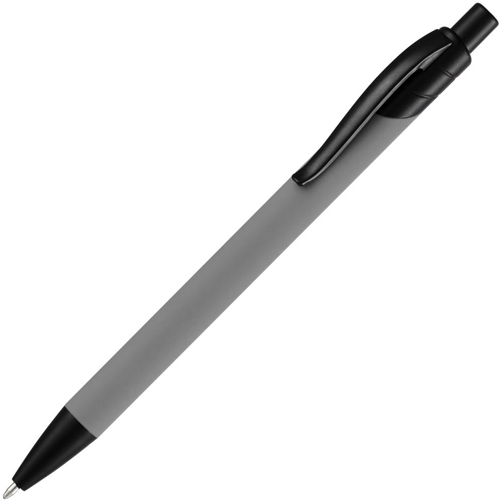 18325.10_4_1000x1000 Ручка шариковая Undertone Black Soft Touch, серая — изображение 1
