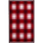 Плед Duotone, красный с белым — изображение 3