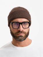 Шапка Ribelle, коричневый меланж — изображение 6