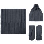 Шапка Knit Beat, темно-серая — изображение 4