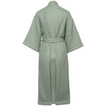 Халат вафельный женский Boho Kimono, зеленая мята — изображение 2