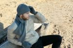 Шарф Bernard, серый меланж — изображение 8
