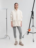 Куртка унисекс Oblako, молочно-белая — изображение 9