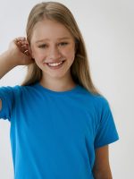 Футболка детская T-Bolka Kids, бирюзовая — изображение 5