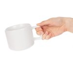 Чашка Jumbo, ver.2, матовая, белая — изображение 4